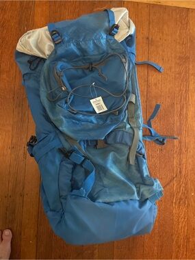 Blue Hiking Backpack - Large Trail Pack